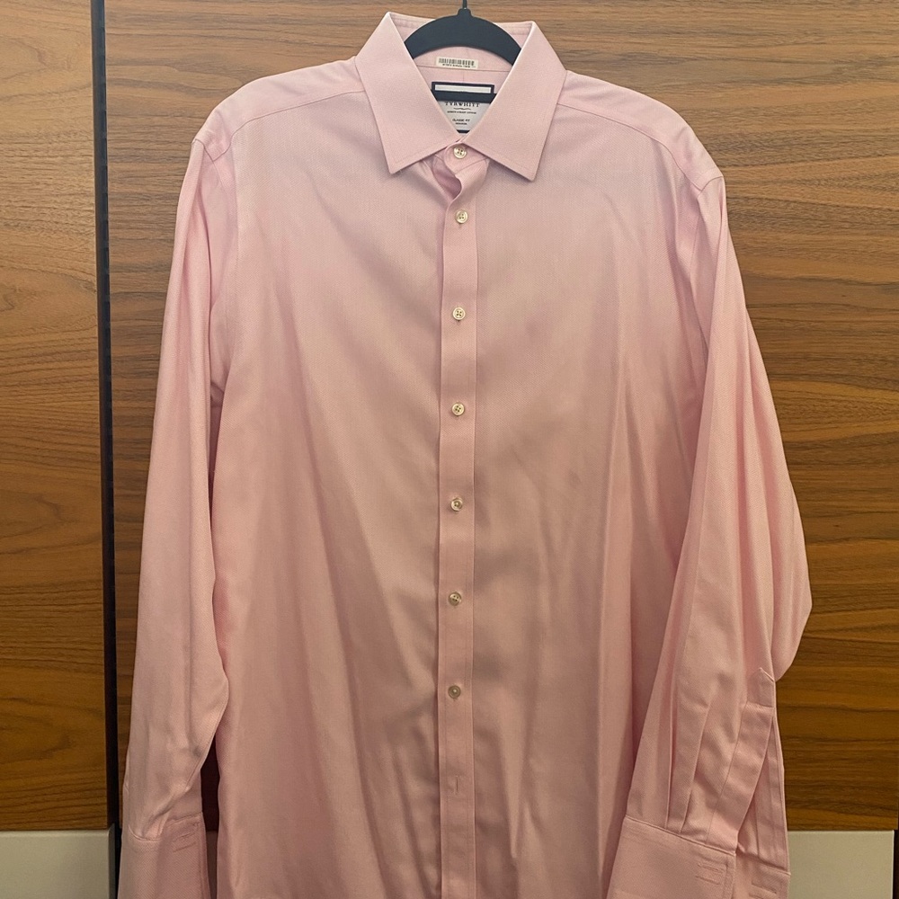 Charles Tyrwhitt - Dress Shirt - Sky Pink Popplin